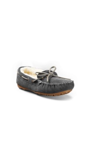 shearling lined slippers womens
