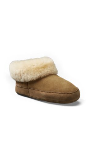 eddie bauer shearling slippers