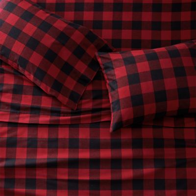 Portuguese Flannel Sheet Set Plaids Heathers Eddie Bauer