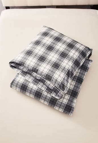 Image of Flannel Duvet Cover - Pattern