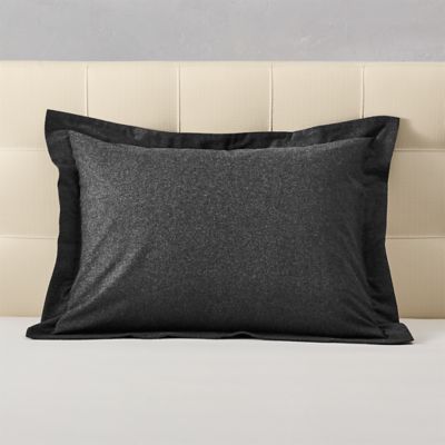 Flannel Pillow Sham Heather Eddie Bauer