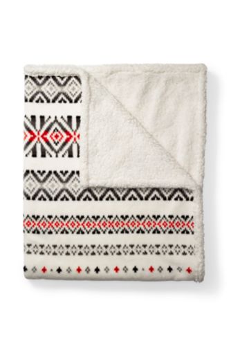 Cabin Fleece Throw Eddie Bauer