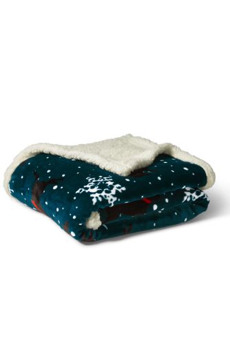 Cabin Fleece Throw Eddie Bauer
