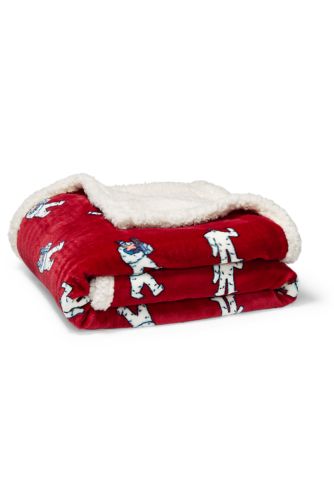 Eb Cabin Fleece Throw Eddie Bauer