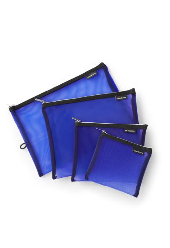 set of travel pouches
