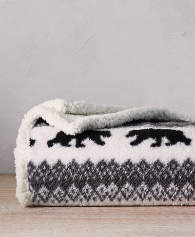 Cabin Cloud Fleece Throw Eddie Bauer