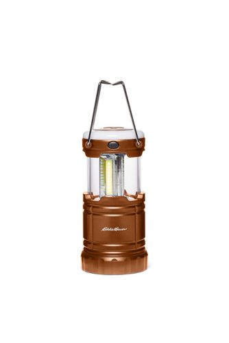 Battery-Operated Lantern - Black and Copper - 13 In.