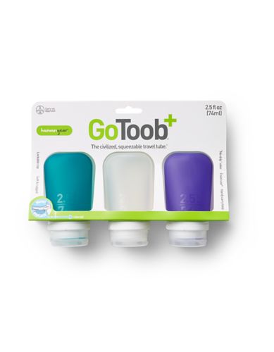 Image of humangear GoToob+ 2.5 fl. oz. 3-Pack