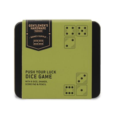 Gentlemen's Hardware Push Your Luck Dice Game Eddie Bauer