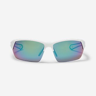 Breed Cosmos Silver Aluminum Polarized Blue Green Lens Men's Sunglasses 013SR 
