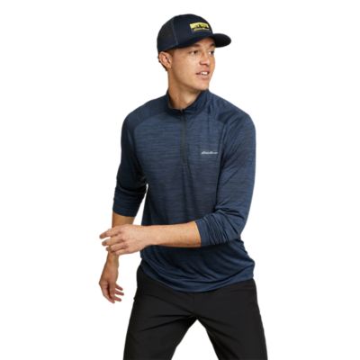 Quarter zip long online sleeve shirt