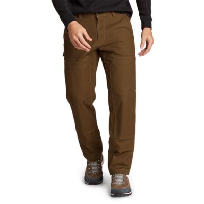 eddie bauer men's fleece lined pants