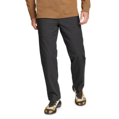 Image of Men's Snowcat Fleece-Lined Canvas Pants