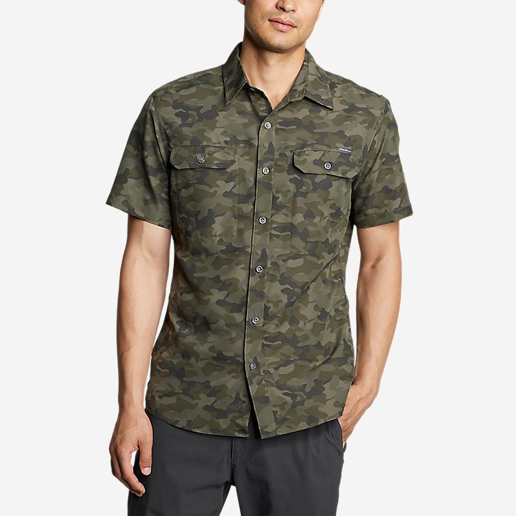 Men's Mountain Short-Sleeve Shirt - Print large version