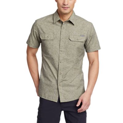 0290476653000080 Mens Mountain Short-Sleeve Shirt - Print sku 0290476653000080