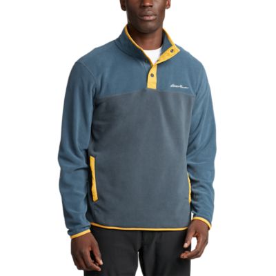 Men's Quest Fleece Snap Mockneck Eddie Bauer