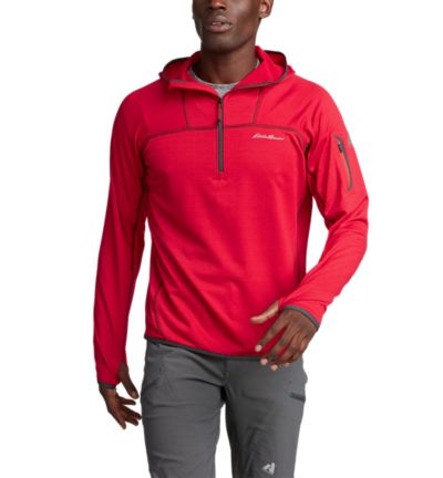 eddie bauer high route fleece hoodie