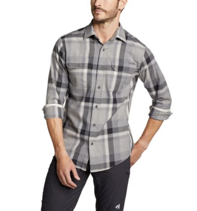 eddie bauer hooded flannel