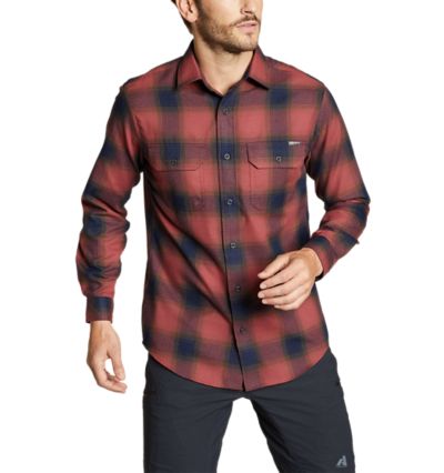 eddie bauer hooded flannel