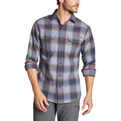 Mens Eddie Bauer Expedition Performance Flannel Shirt Eddie Bauer