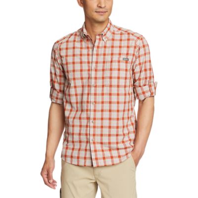 Men's Pack It Seersucker Longsleeve Shirt Eddie Bauer