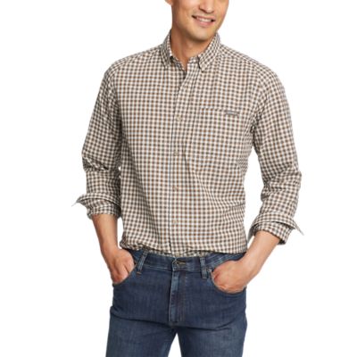 Men's Pack It Seersucker Longsleeve Shirt Eddie Bauer