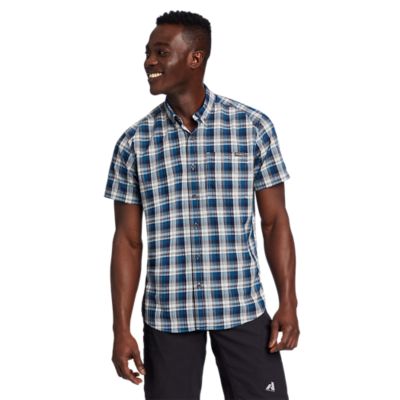 mens seersucker short sleeve shirt