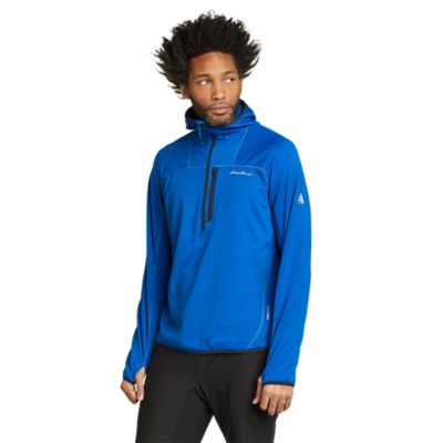 Eddie Bauer Men's High Route Grid Fleece Full-Zip Mock Neck