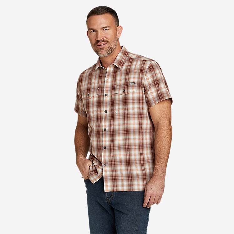 Men's Mountain Short-Sleeve Shirt - Yarn-Dyed large version