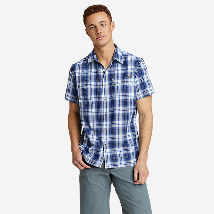 Men's Mountain Short-Sleeve Shirt - Yarn-Dyed large version