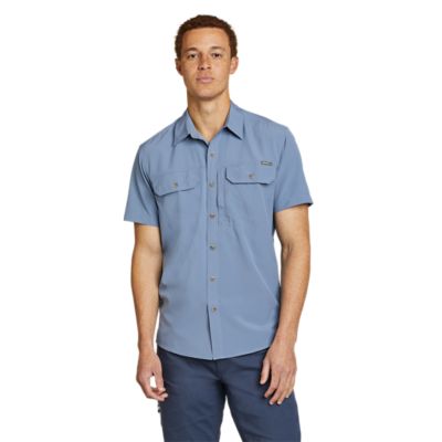 Eddie Bauer Men's Atlas Exploration Flex Short-Sleeve Shirt. 1