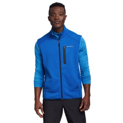 Mens blue sale fleece vest