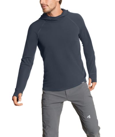 thermal pullover hoodie men's