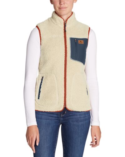 Women's Rangefinder Faux Shearling Vest | Eddie Bauer