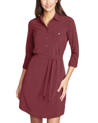 Women's Departure Long-sleeve Shirt Dress | Eddie Bauer