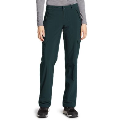 NWT Eddie Bauer Women's Flexion Polar Fleece Lined Pants Carbon