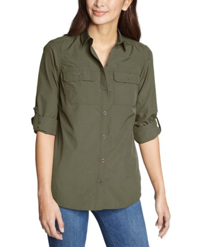 Women's Mountain Ripstop Long-sleeve Shirt | Eddie Bauer