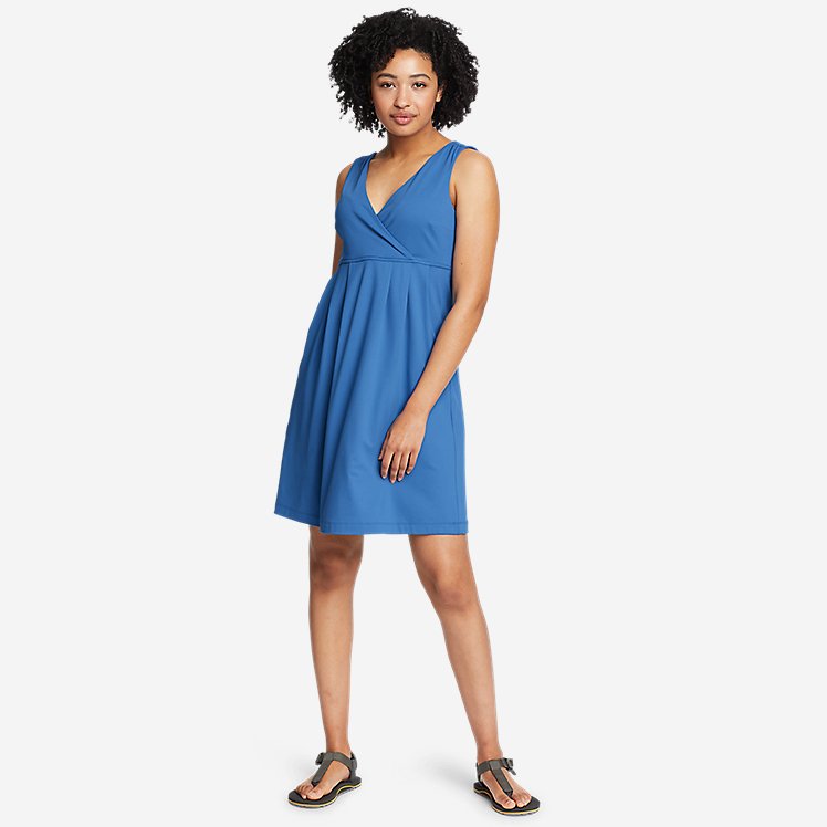 Women's Aster Crossover Dress - Solid large version