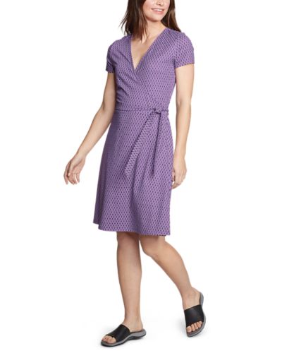 womens wrap dress with sleeves