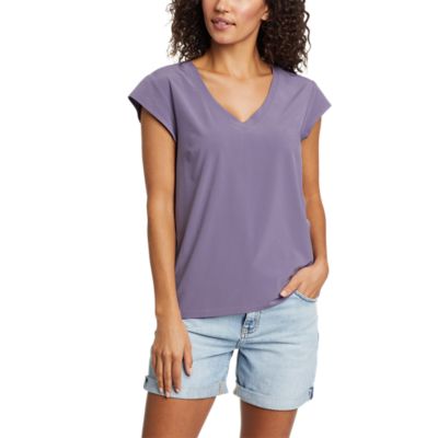 Image of Women's Departure Short-Sleeve V-Neck T-Shirt