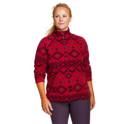 eddie bauer fleece quarter zip