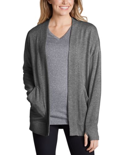 eddie bauer open wrap cardigan