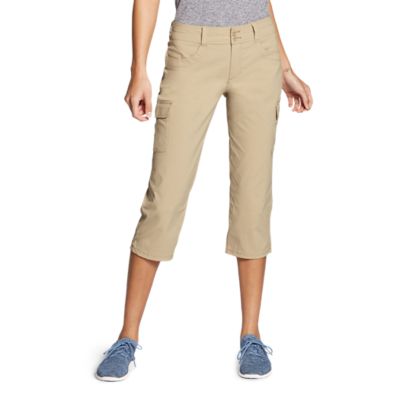 womens khaki capris