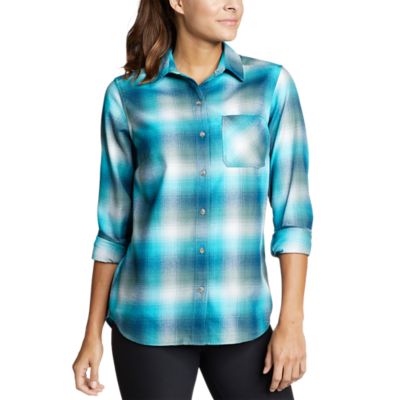 Women's Eddie Bauer Expedition Performance Flannel 2.0 Shirt Eddie Bauer
