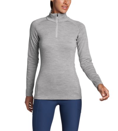 Women's Heavyweight Freedry® Merino Hybrid 1/4-zip | Eddie Bauer