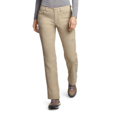 Best Women's Comfortable Stretchy Hiking Pants - Khaki (Tall) – Arrak  Outdoor USA