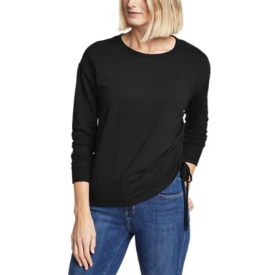 crew sweatshirt with side pockets