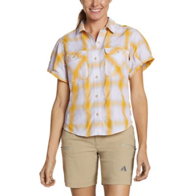 Image of Women's Mountain Short-Sleeve Camp Shirt