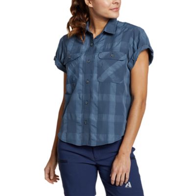 Women's Mountain Shortsleeve Camp Shirt Eddie Bauer