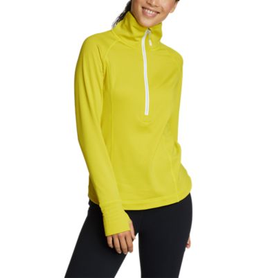 Ladies Eddie Bauer® 1/2 Zip Smooth Fleece